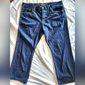 Men's American Eagle Classic Bootcut Jeans in Dark Wash